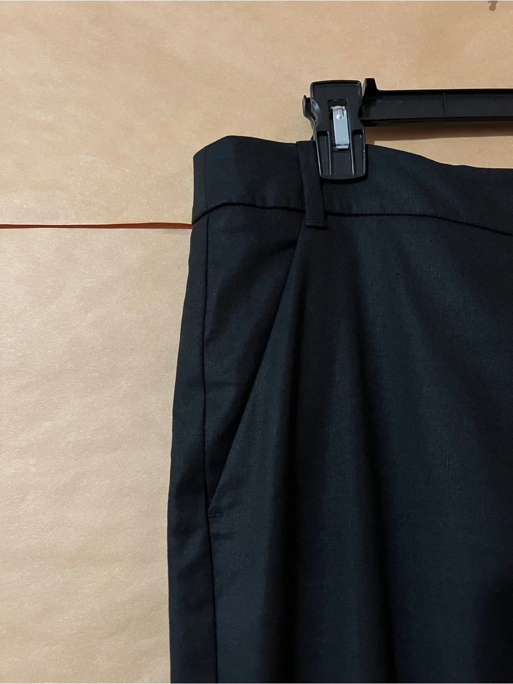 Veronica Beard | Martin Pants Snap Button Hem Linen Wide Leg Trousers Size 10